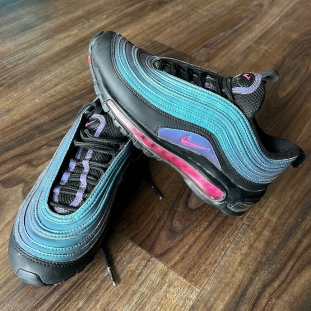 Nike Air Max 97 GS Throwback Future Purple Black BQ7230-001 Size 5Y